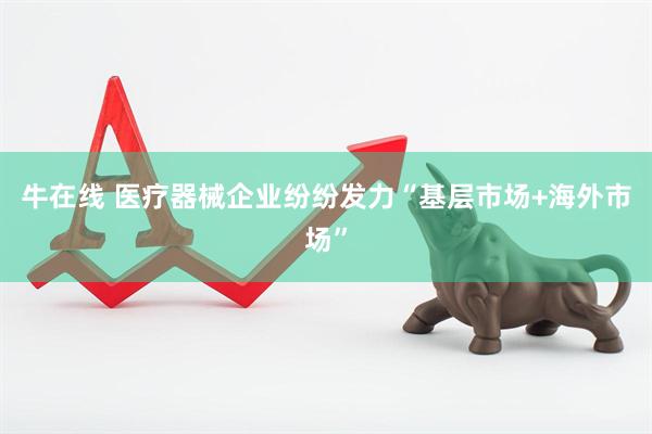 牛在线 医疗器械企业纷纷发力“基层市场+海外市场”