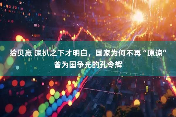 拾贝赢 深扒之下才明白，国家为何不再“原谅”曾为国争光的孔令辉